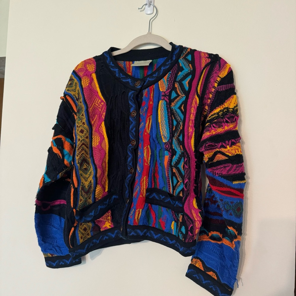 Authentic Vintage Coogi Cardigan size small